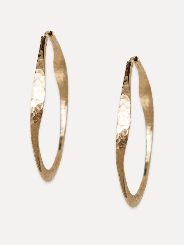 Bold druzy earrings-Moore Hoops