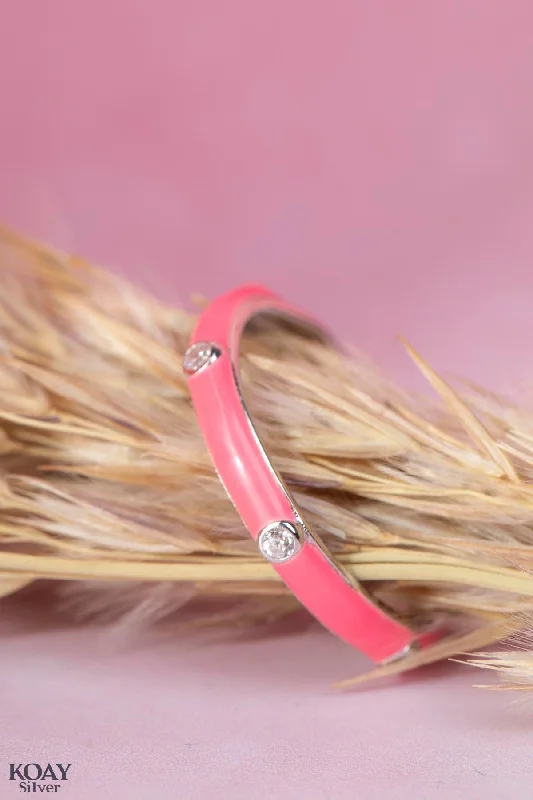 Radiant star rings-Zircon Ring (063-Pink)