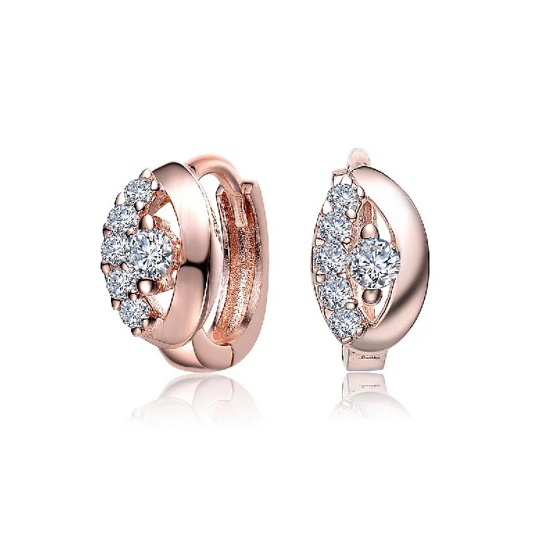 Solid ring earrings-Chalotte Small Huggie Earrings