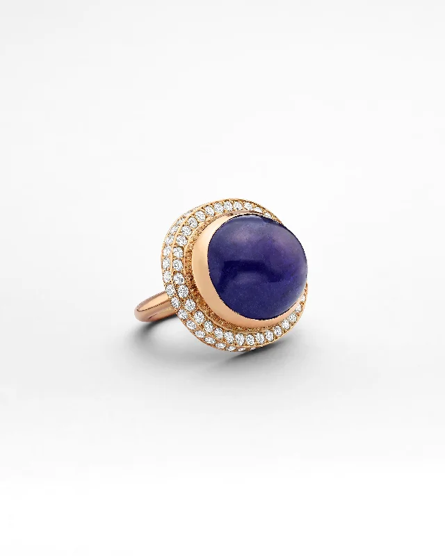 Fox design rings-La Crème Tanzanite Cocktail Ring