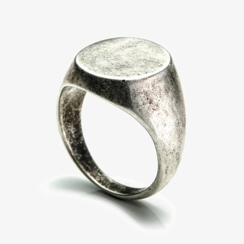 Vintage flair rings-MENS SIGNET RING