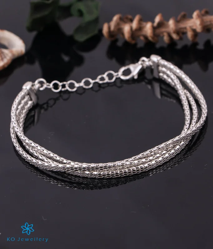 Pure crystal bangles-The Esita Silver Bracelet