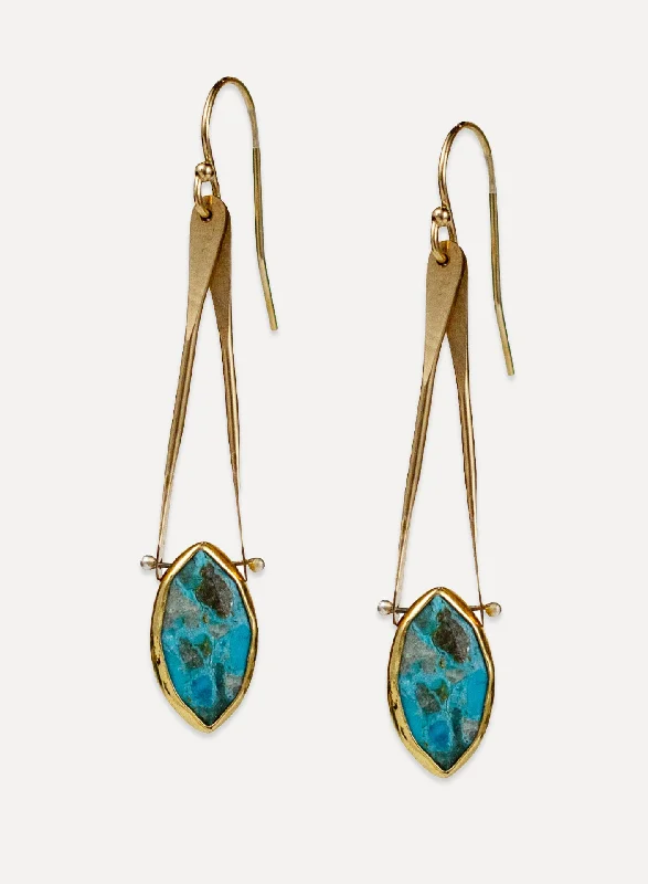 Fine charm earrings-Aden Earrings