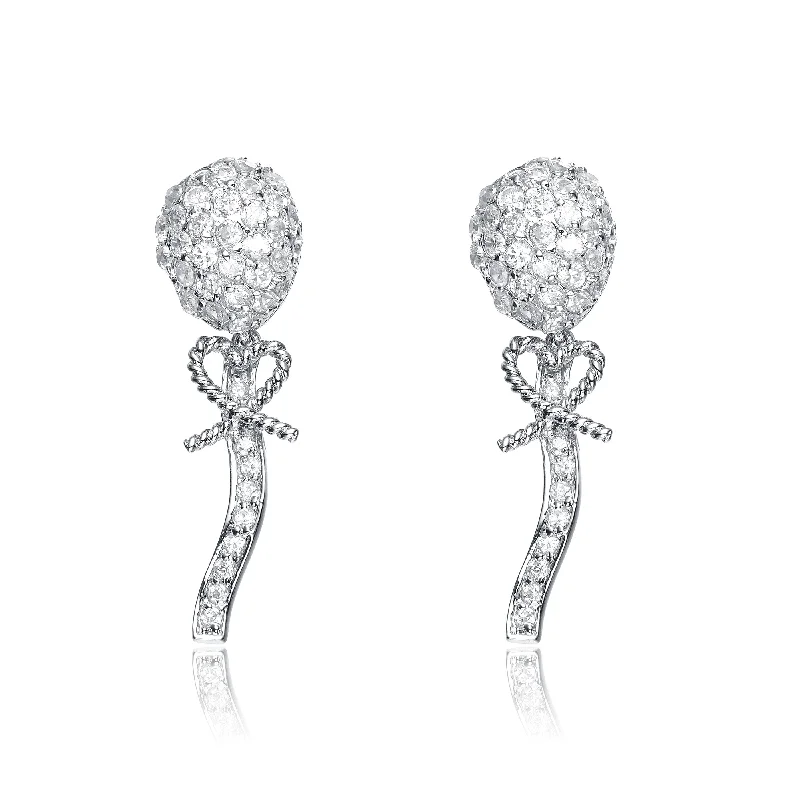 Crystal-twisted earrings-Elise Plated Drop Earrings