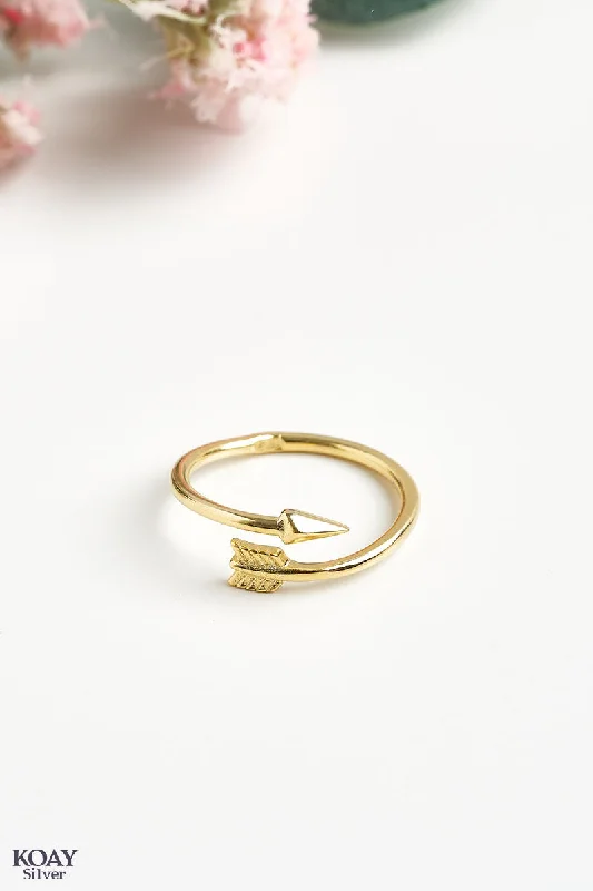 Fine pearl rings-Arrow Ring (02-GP)