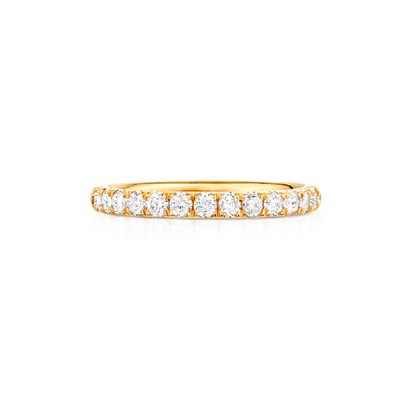 Gem stack rings-Diamond Band