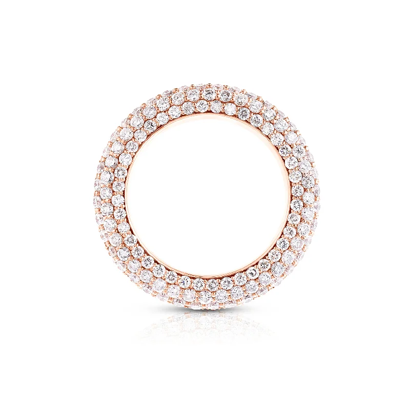 Faith charm rings-Pave Bombe Ring