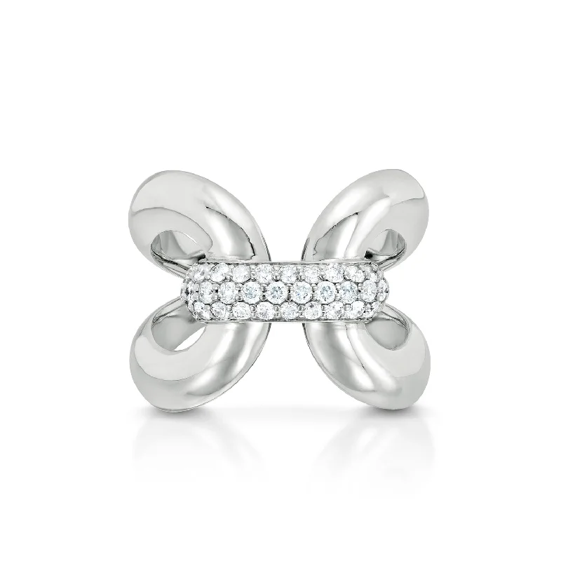 Bow knot rings-Love Lock Ring