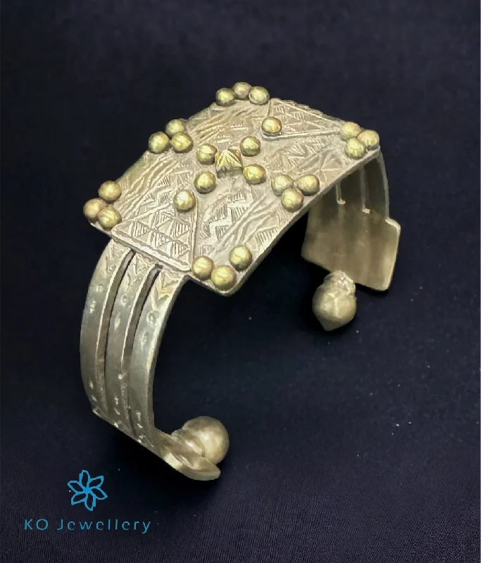 Small star bangles-The Kavach Silver Open Bracelet