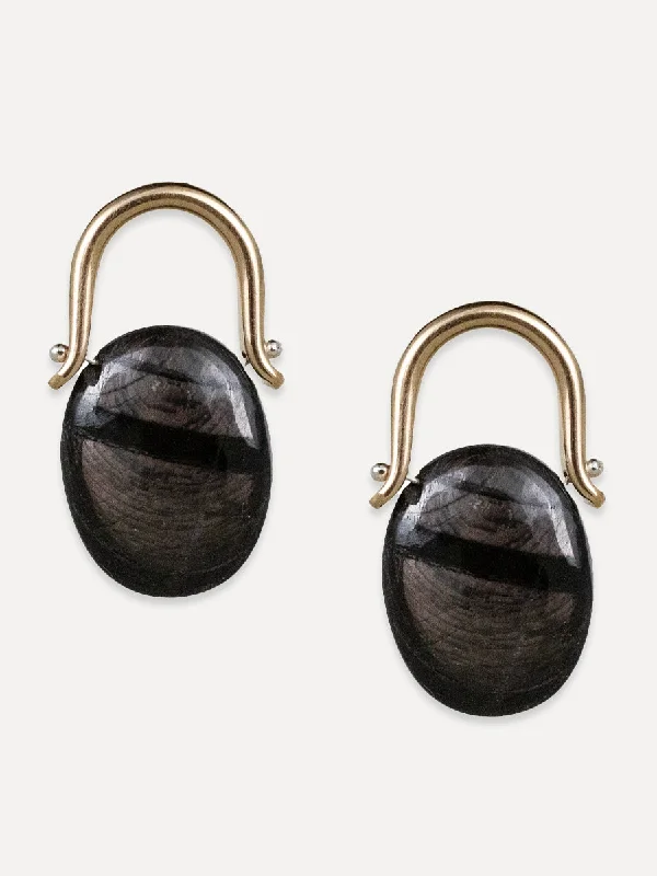 Smooth drop earrings-Sasha Earrings