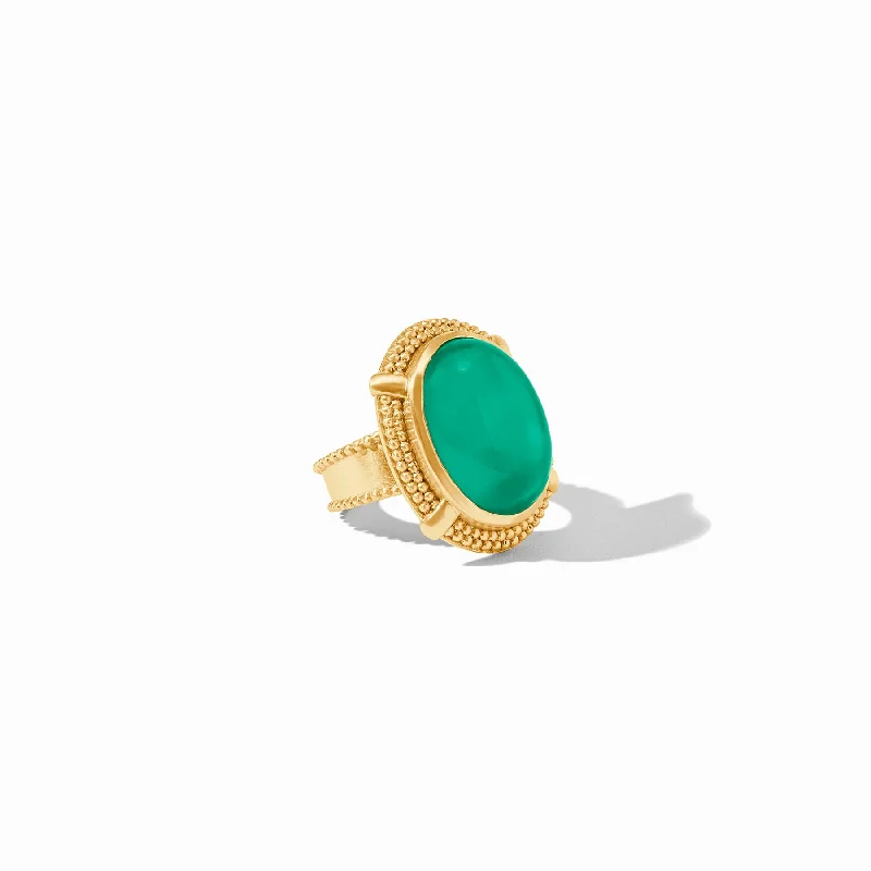 Custom name rings-Cabochon Statement Ring