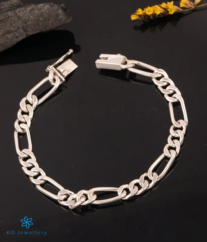 Pure link bangles-The Abhinay Silver Link Bracelet