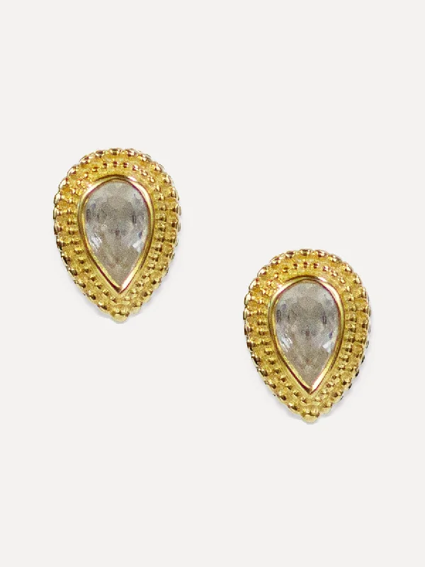 Large hoop earrings-Ellis Studs