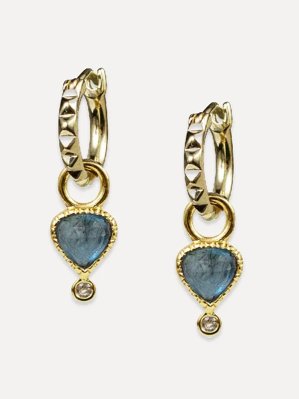 Topaz earrings-Colette Huggies & Charms