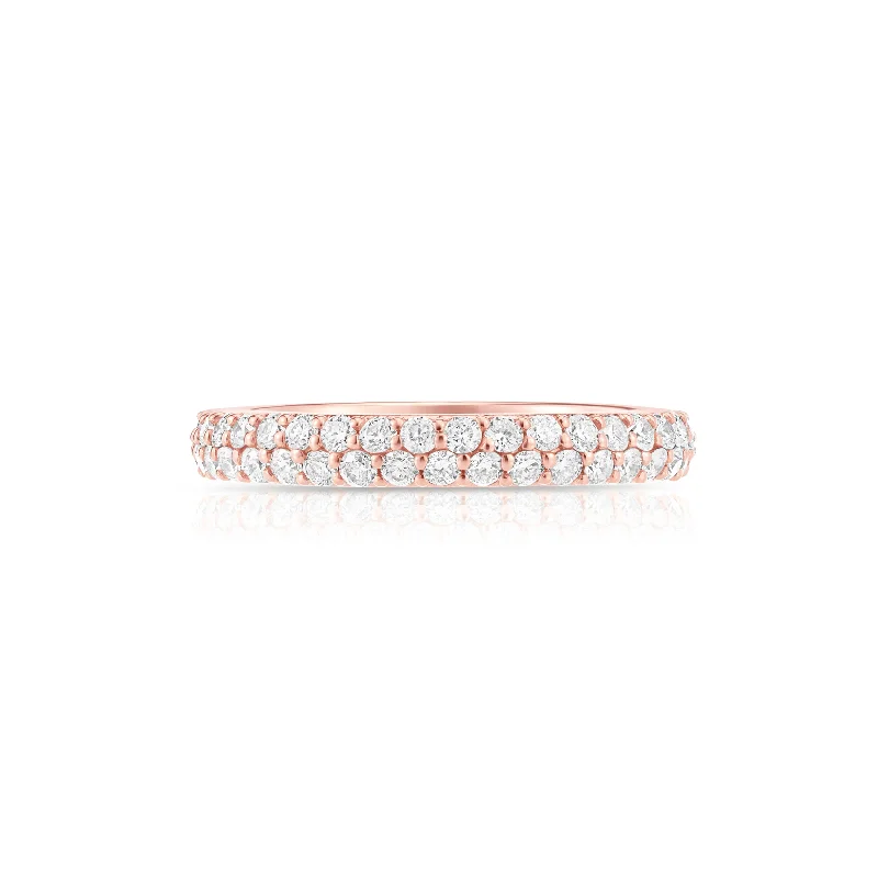 Beaded gem rings-Eternity Ring