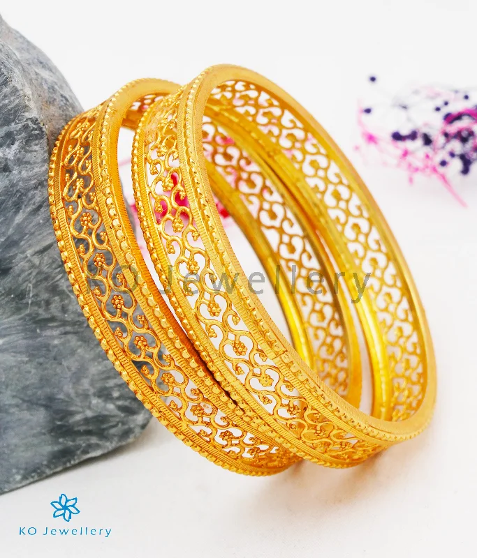 Onyx gem bangles-The Mithra Silver Bangles (Size 2.2/2.4/2.6/2.8)