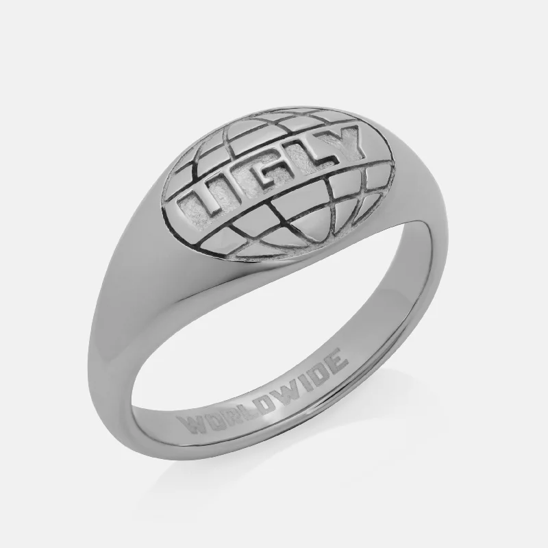 Matte finish rings-Signal x UGLYWORLDWIDE