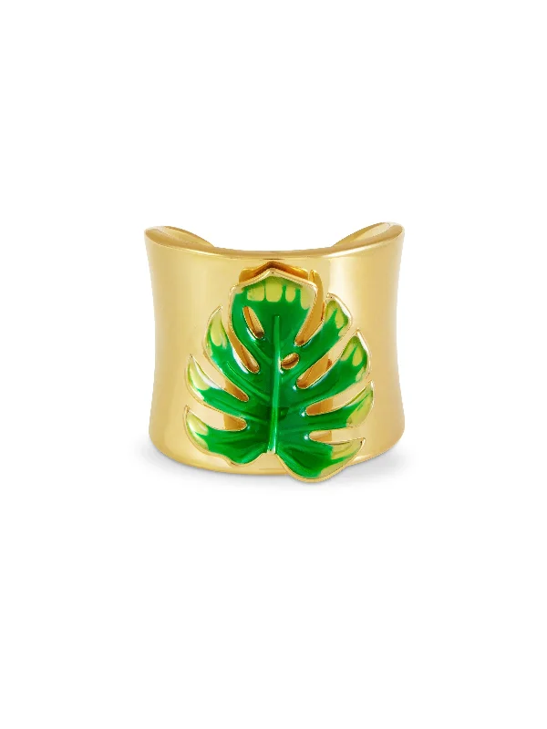 Peace design rings-Chunky Tropical Ring