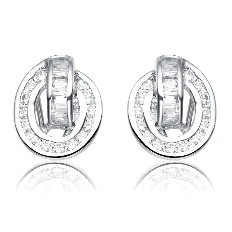 Smooth stud earrings-Raquelle Eternal Earrings