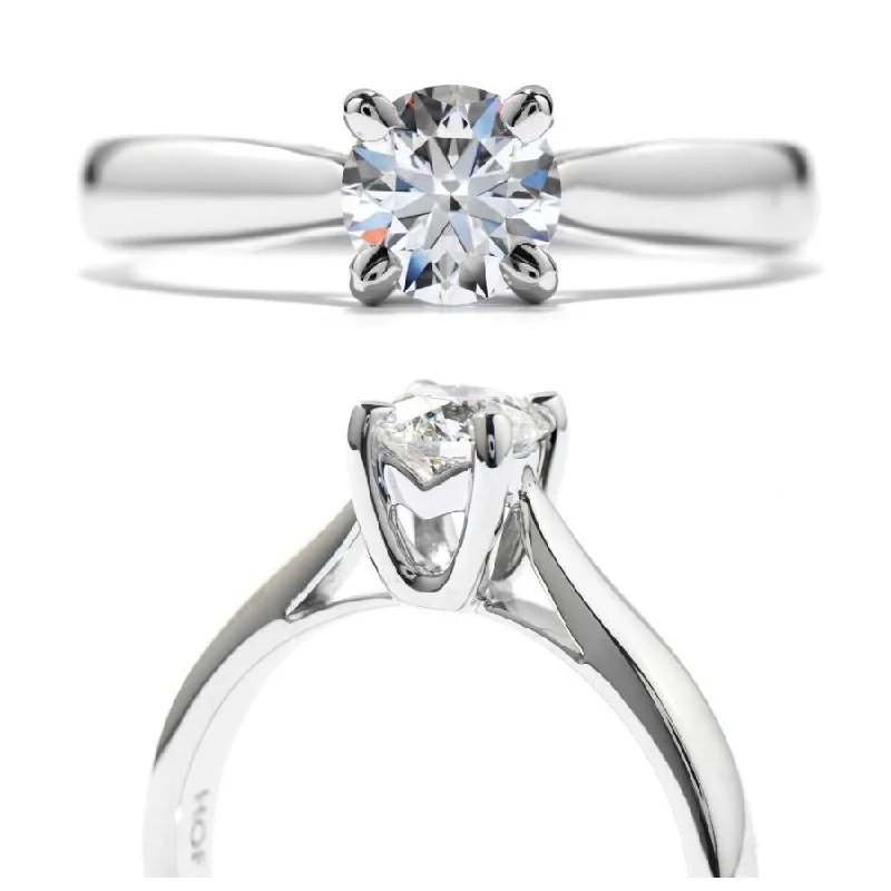 Deco design engagement rings-18ct white gold Jubilation Ring