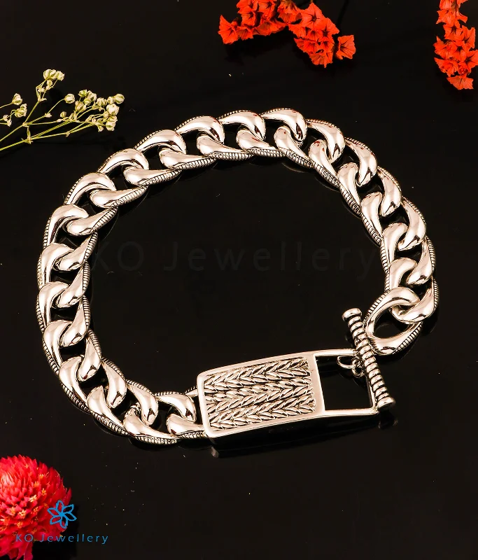 Night charm bangles-The Adonis Links Silver Bracelet