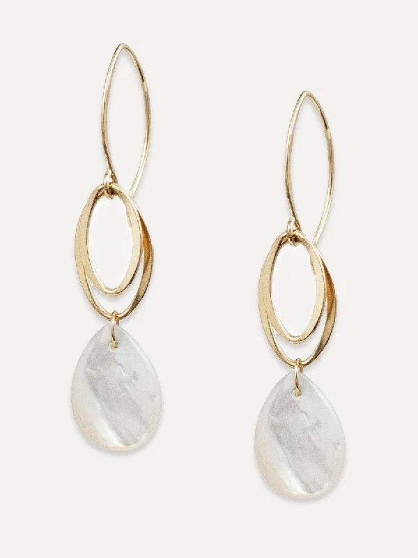 Sleek dangle earrings-Fiona Earrings