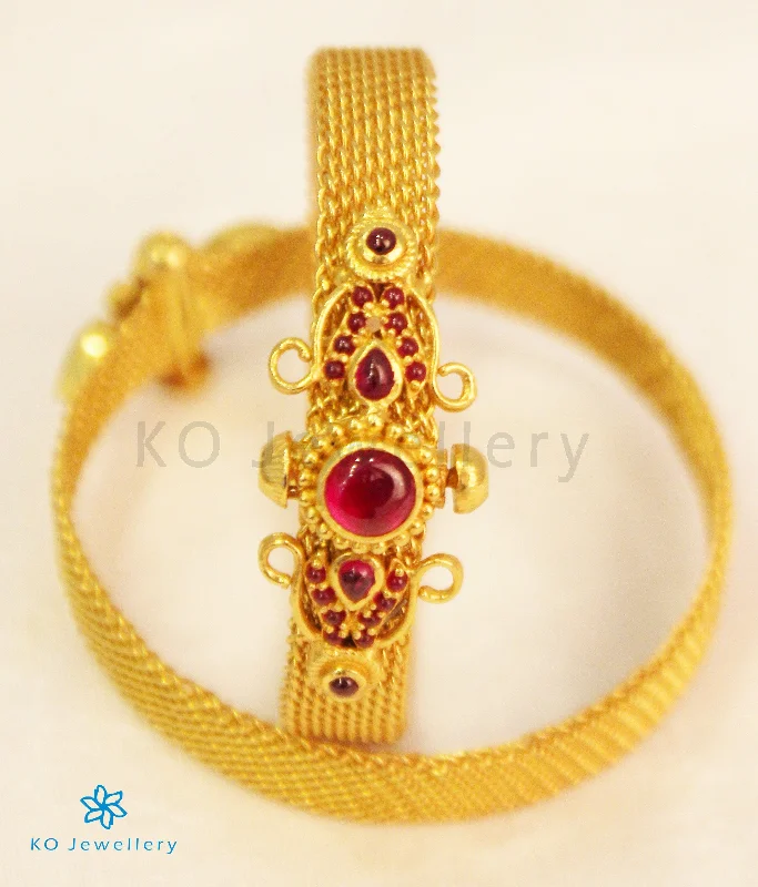 Luxe diamond bangles-The Poorna Silver Bracelet (Size/2.2/2.4/2.6/2.8)