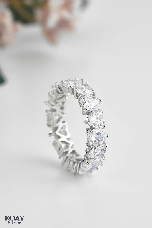 Bead-woven rings-Zircon Ring (054)