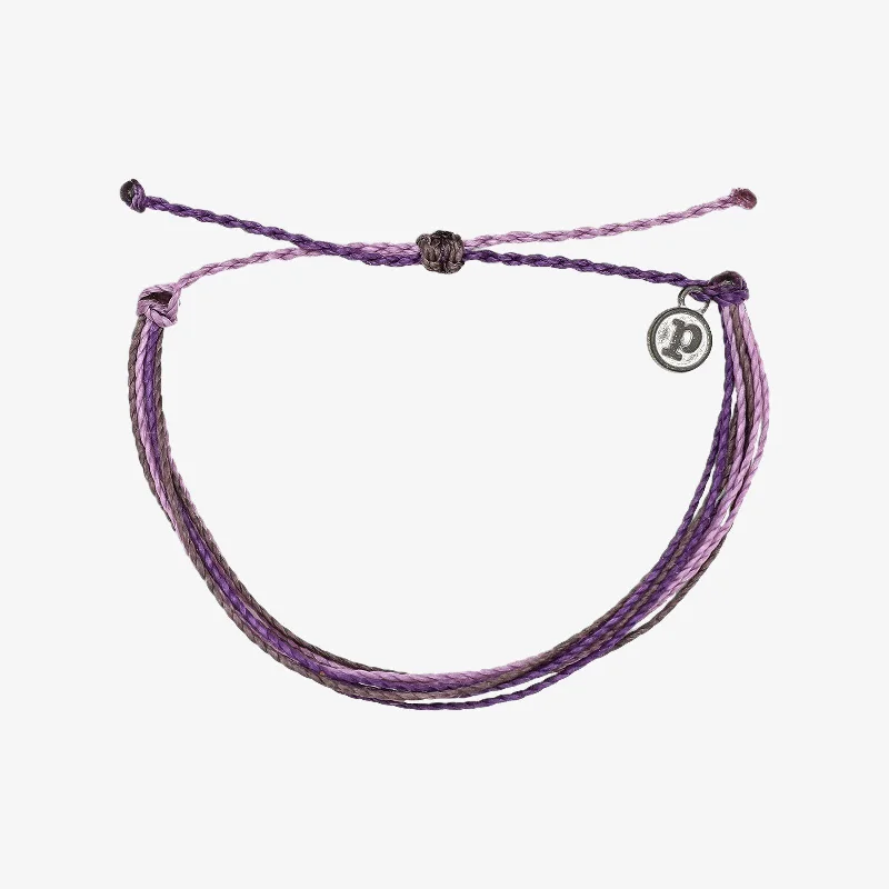 Heavy stone bangles-Grapevine Purple Bracelet