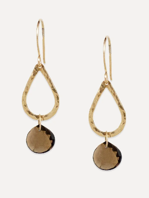 Bamboo motif earrings-Biel Earrings